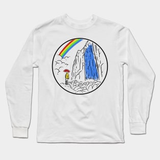 Rainbow Waterfall Long Sleeve T-Shirt